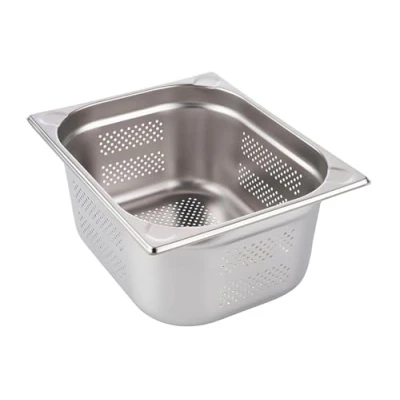 Immagine di APS 81904 GN 1/2 contenitore, perforato, acciaio inox Contenitore gastronorm, dimensioni 265 x 325 mm/altezza 200 mm