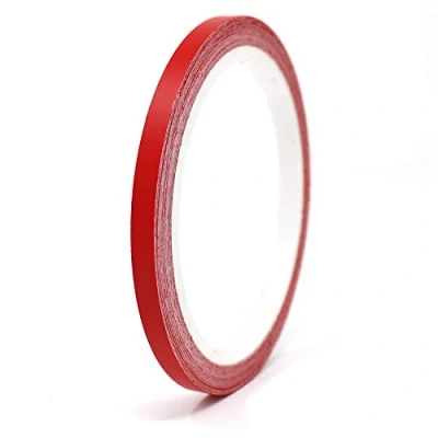 Immagine di Finest Folia 10m Strisce adhesive decorative opaco per auto moto barca e modellismo in vari colori autoadesive Lunghezza (4mm, Rosso opaco)