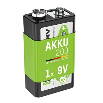 Immagine di Ansmann maxE 6LR61 Batteria ricaricabile da 9 V NiMH 200 mAh 8.4 1 pz.