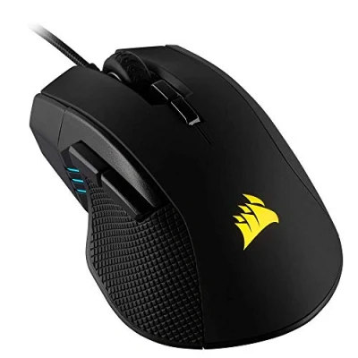 Immagine di CORSAIR IRONCLAW RGB Mouse da Gioco FPS/MOBA con Cavo 18.000 DPI 7 Pulsanti Programmabili Progettato per Mani Grandi Compatibile iCUE PC, Mac, PS5, PS4, Xbox Nero