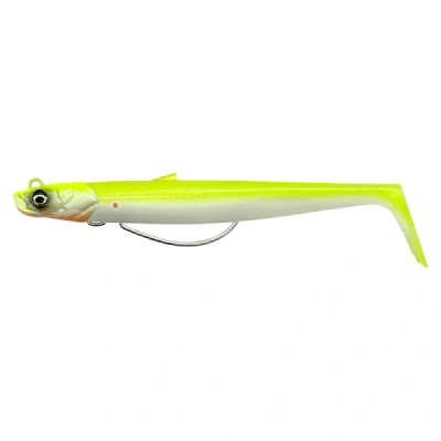 Immagine di Savage Gear Sandeel V2 Weedless Lemon Back 13cm 31g Shads