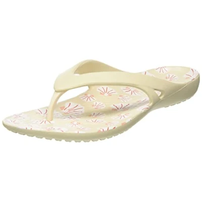 Immagine di Crocs Kadee II Graphic Flip W, Infradito Donna, Winter White Multi, 36/37 EU