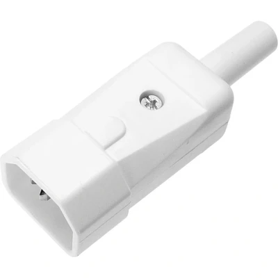 Immagine di Kaiser 749/ws Connettore IEC 749 Spina dritta Tot poli: 2 + PE 10 A Bianco 1 pz.
