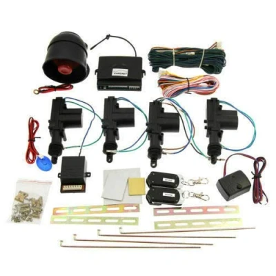 Immagine di Kit di chiusura centralizzata, telecomando centralizzato della serratura dell&#039;auto, sistema Keyless Entry, con Power Central Lock 2 per auto senza chiave + sirena allarme