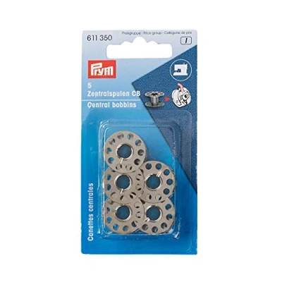 Immagine di Prym Bobine di Metallo, d&#039;Argento, Ø 20,5 mm Altezza 11,7 mm, 5 Stück