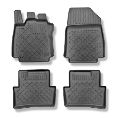 Immagine di Mossa Tappetini auto in TPE compatibili con Renault Clio IV Hatchback (10.2012 08.2019) tappeti neri G