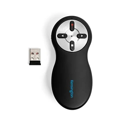 Immagine di Kensington 33374Eu Telecomando di Presentazione Wireless Usb con Puntatore Laser Rosso, Compatibile Windows &amp; Macos, Raggio 20M