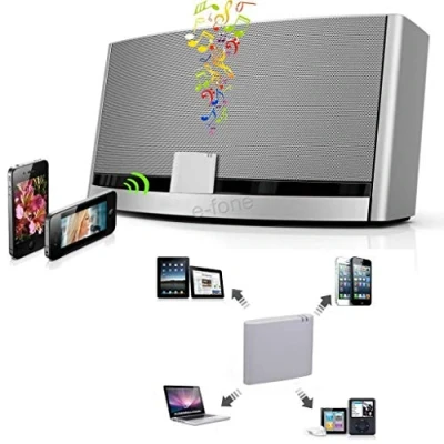 Immagine di DIVISTAR gse Bluetooth A2DP Music Audio Receiver Adapter per Bose Sounddock e 30 Pin iPod/iPhone Dock Speaker