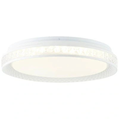 Immagine di Brilliant G97190/70 Burlie Plafoniera LED (monocolore) 24 W Trasparente, Bianco