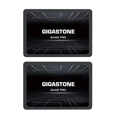 Immagine di Gigastone SSD SATA III 256GB (2 Pack) 2,5&quot; interno 3D NAND Internal Solid State Drive Compatibile con Laptop e PC Desktop 2.5 Inch Velocità di Lettura fino a 510MB/s SLC Cache Performance