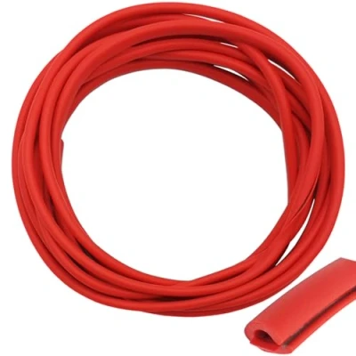 Immagine di CTRICALVER Proteggi bordo Auto Striscia, Paracolpi Portiere Forma a U Bordi AntiGraffio Strisce di Protezione per SUV Berlina e la maggior parte dei modelli (rosso, 5M)