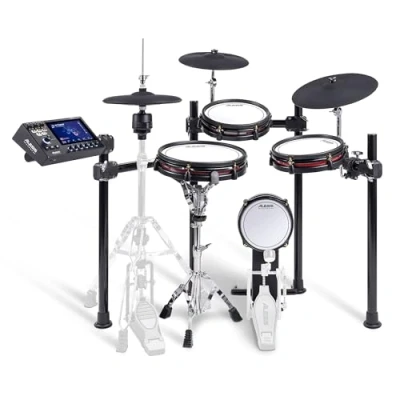 Immagine di Alesis Strata Club Batteria Elettronica con 144.000 Campioni, Touchscreen, Piatti Tri Zona, Percussioni in Mesh Bi Zona e Grancassa da 8&quot;