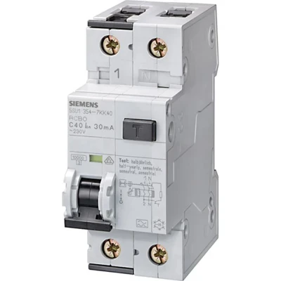 Immagine di Siemens 5SU13546KK06 Magnetotermico e differenziale 2 poli 6 A 0.03 230 V