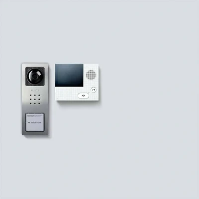 Immagine di Siedle SET CVB 850 1 E/W Video citofono Cablato Argento, Bianco