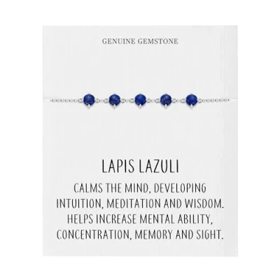 Immagine di Philip Jones Bracciale in lapislazzuli con Carta di Citazione