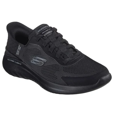 Immagine di Skechers Hands Free Slip ins Bounder 2.0 Emerged, Scarpe da Ginnastica Uomo, Rete Sintetica Nera, 39.5 EU