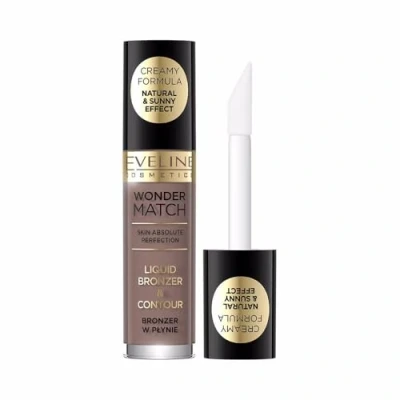 Immagine di Eveline, Illuminante + Bronzer, Wonder Match Bronzer liquido 02 4,5 ml (02, Highlighter)