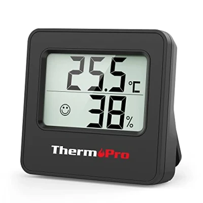 Immagine di ThermoPro TP157 Termometro Ambiente Interno Casa, Igrometro Digitale Misuratore Umidità con Sensore e Temperatura per Camera Ufficio Serra