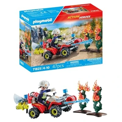Immagine di Playmobil ® ACT!ON HEROES Vigili del fuoco Quad elimina il bordo posteriore 71825