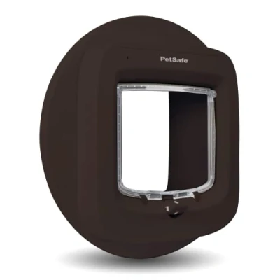Immagine di PetSafe Microchip Cat Flap adattatore di installazione, facile da installare, porta in vetro e pareti, marrone