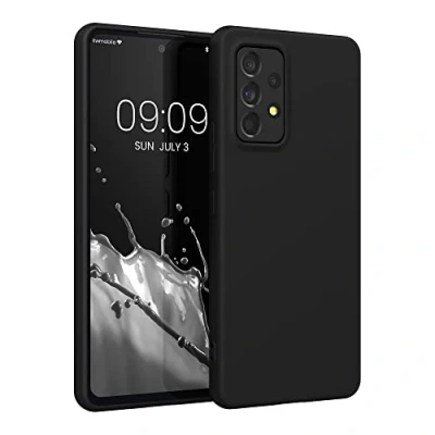 Immagine di kwmobile Custodia Compatibile con Samsung Galaxy A53 5G Cover Back Case per Smartphone in Silicone TPU Protezione Gommata nero
