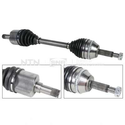 Immagine di SNR DK52.017 Albero motore / Semiasse Assale anteriore Sx 754mm con cuscinetto in gomma FORD: Transit Mk6 Van, Bus