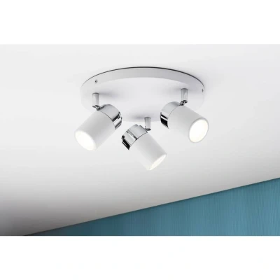 Immagine di Paulmann Zyli 66712 Lampada a soffitto per bagno 30 W Bianco, Cromo