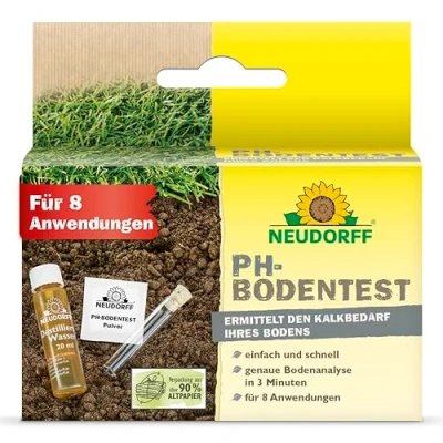 Immagine di Neudorff Test del pH suolo: per determinare facilmente e rapidamente il dei terreni coltivati fabbisogno di calcare, 1 set, multicolore