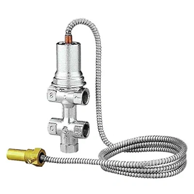 Immagine di Caleffi Valvola di Scarico Termico 1/2 Pollice F ad Azione Positiva con Reintegro Incorporato 544400