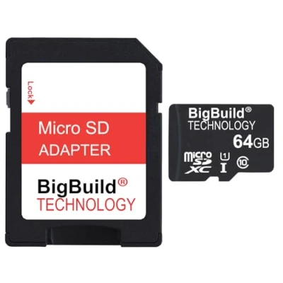 Immagine di eMemoryCards ultra veloce Class 10 memory card microSD per tablet Samsung Galaxy Tab A sm t580