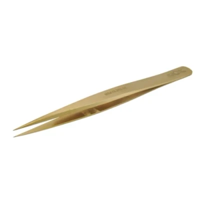 Immagine di Horotec MSA12.303 Pinzette di precisione per orologeria in ottone, ottima finitura, made Svizzera, diverse misure a scelta (12.303 S5)