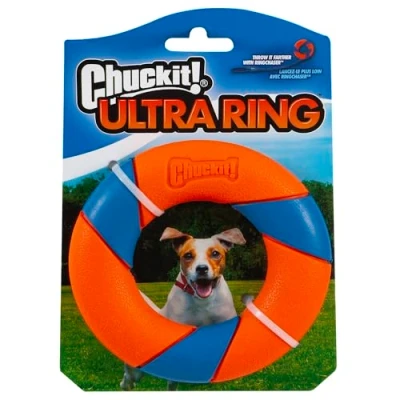 Immagine di Chuckit! Giocattolo per cani in gomma Ultra Ring ad alta visibilità Chase &amp; Fetch Toy