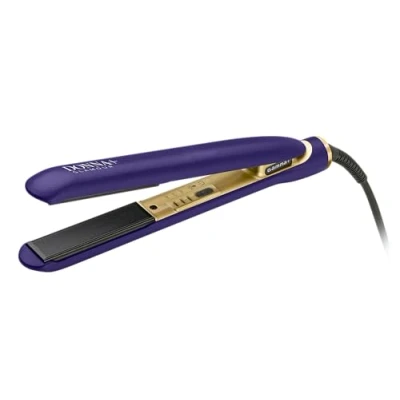 Immagine di GAMMAPIU’ Piastra per Capelli Donna+, Ferro, Ceramica con Polvere di Diamante, Effetto Liscio a Lungo, 3 Temperature, Riscaldamento Rapido, Autospegnimento, Viola Opaco