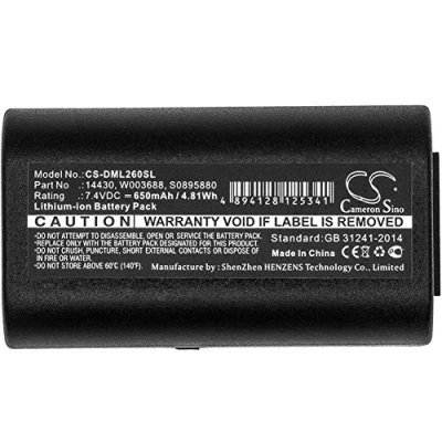 Immagine di CS DML260SL Batterie 650mAh compatibile con [DYMO] 260P, 280, LabelManager 260, PnP, [3M] PL200 sostituisce 14430, c