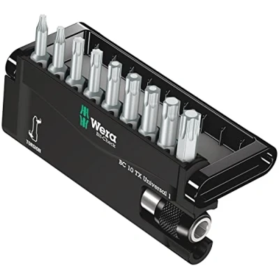Immagine di Wera 8167 9 TORX®/TZ 05056164001 Kit inserti 10 parti TORX interno Torsionszone