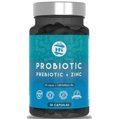 Immagine di probiotici per intestino 100 miliardi di CFU 30 ceppi batterici e prebiotici con zinco inulina il supporto immunitario Probiotico la flora intestinale capsule