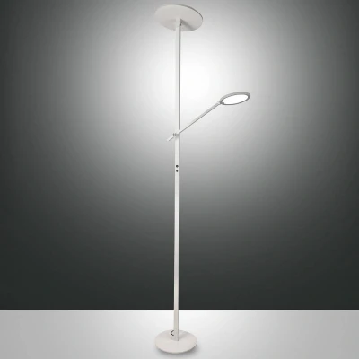 Immagine di FABAS luce 3551 10 102 LAMP TERRA REGINA BIANCO LED DOPPIA 3800LM 3000K Regolazione al tocco