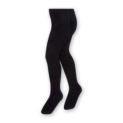 Immagine di STEVEN Collant in cotone liscio e per bambini/Altezza 68 cm 158 cm/Perfetto i giorni più freddi/Coprenti/Calzamaglia bambini/Unisex/Età 0 11/Nero/68 74