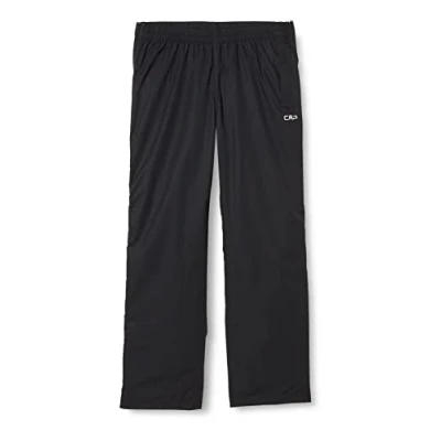 Immagine di CMP, Pantalone Antipioggia Da Uomo Con Fodera E Zip Laterali Su Tutta La Lunghezza, Nero, M