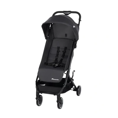 Immagine di Bebeconfort Soko Passeggino leggero 5,6 kg, Compatto, Pieghevole e Reclinabile, 0 3,5 anni,0 15 da Viaggio Richiudibile con una sola mano, Cappotta parasole, Mineral Graphite