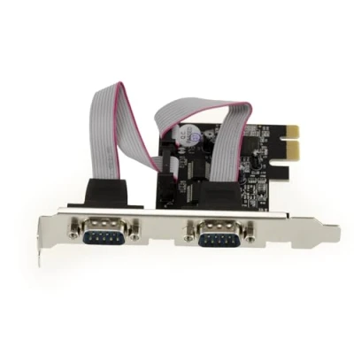 Immagine di Kalea Informatique Scheda di controllo PCI Express (PCIe) seriale RS232 2 porte com UART per connettori DB9 Chipset Oxford OXPCIE952