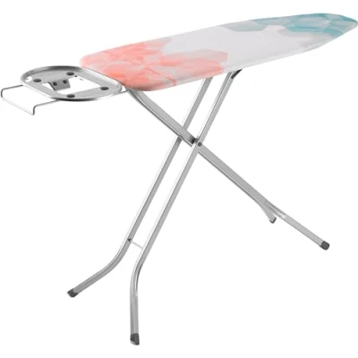 Immagine di Vileda Asse da Stiro Perfect 2 in 1, con Portacaldaia, Estraibile, Extra Spazio, per Camicie e Lenzuola, Professionale, Regolabile Altezza, Metallo, Verde, 172 x 8.5 44.5 cm