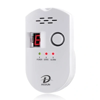 Immagine di Rilevatore di Gas, GPL/Gas Naturale/Rilevatore gas Carbone, Sensore Plug in Fughe con Allarme Sonoro e Display digitale LED, Methane Propane Butano Combustible