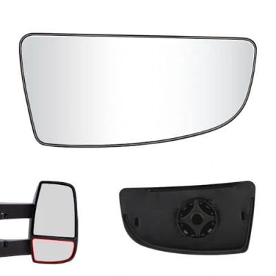 Immagine di SENZEAL Vetro Specchio Retrovisore Lato Inferiore Destro per Ford Transit MK8 2014 2015 2016 2017 2018 2019 2020 2021 2022 1855102 BK3117A700AB (Inferiore Destro)