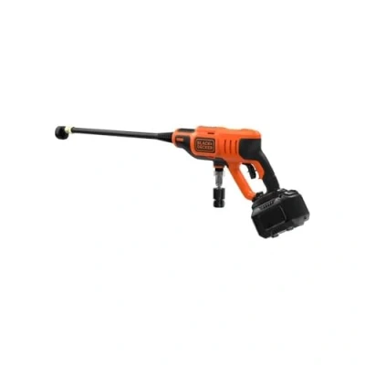 Immagine di BLACK+DECKER,IDROPISTOLA A batteria 18V: Sistema di ugelli 5in1. 6 accessori inclusi (tubo metri con galleggiante, Adattatore quick connect, Ugello 5in1, QD wand), 1 18V 2.0Ah e caricabatterie. BCPC18D1 QW