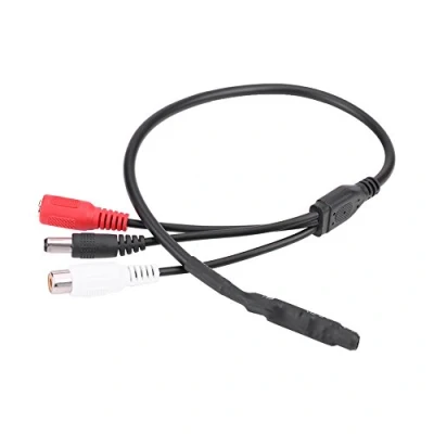 Immagine di MAGT Microfono pickup audio, robusto resistente leggero audio sensibile per telecamera di sicurezza CCTV Suono DVR
