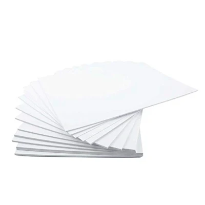 Immagine di House of card &amp; Paper Risma di cartoncini A5, 300 g/m² colore: bianco (confezione da 100 fogli)