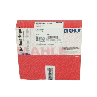 Immagine di MAHLE ORIGINAL 002 93 N0 Kit Fasce Elastiche 87,0 MERCEDES BENZ: 190, Classe E T modell, G SUV