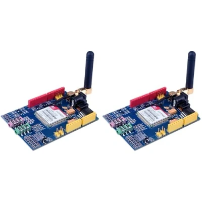 Immagine di TECNOULAB 2 pezzi moduli SIM900 GPRS/gsm Shield Development Board Quad Band con antenna + regalo