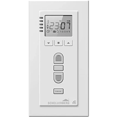 Immagine di Schellenberg 20032 Timer a onde radio per tapparelle elettriche, mod. Premium, colore: Bianco